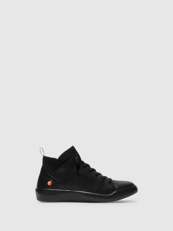 Lace-up Ankle Boots BIEL549SOF BLACK